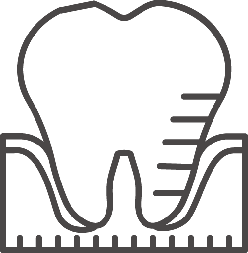 dental services gum diseases treatment icon